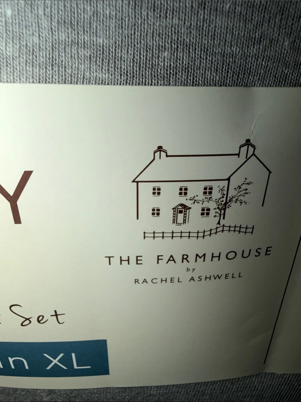 The Farmhouse Jersey Knit 3-Piece Sheet Set - Twin/Twin XL Heather Gray